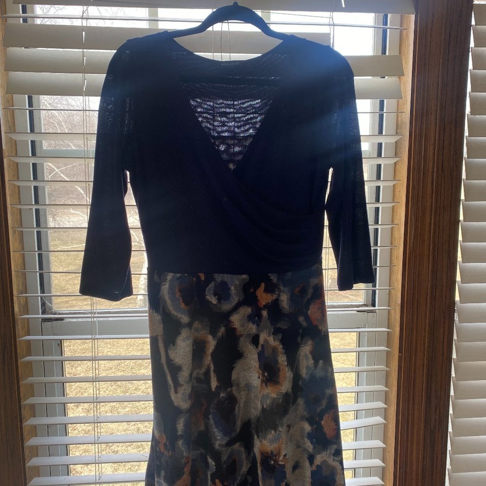 Hailey 23 Navy Blue & Floral Dress